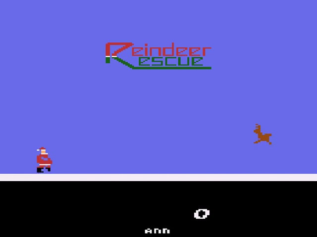 Reindeer Rescue (Homebrew) — Title screen